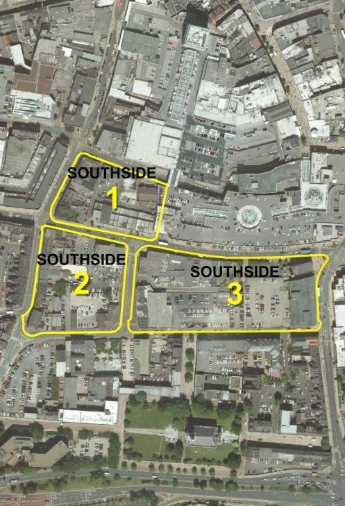 Southside Key Partners: WCC, Private landowners, Benson Elliott Achievements: Soft market testing highlighted developer interest in a long-term strategy for Southside Significant land assembly to