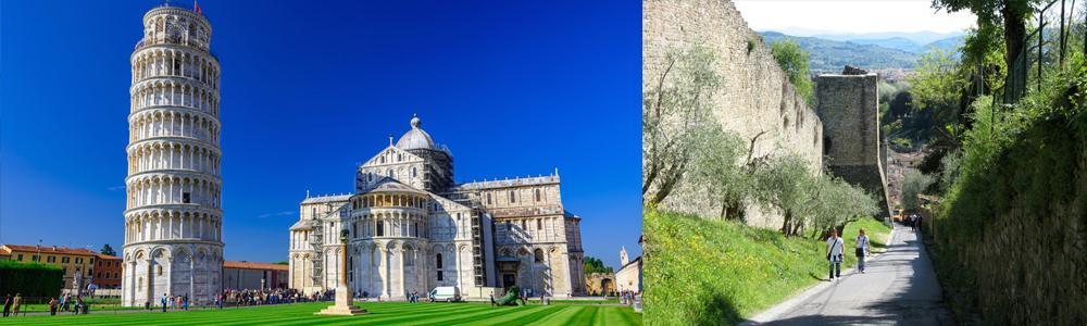 Day 5 Pisa & Leaning Tower After breakfast, pick up at hotel and departure to an unforgettable excursion to Pisa. This tour gives us the opportunity to enjoy the city of one of the symbols of Italy.