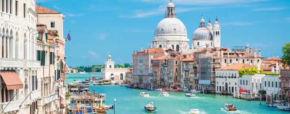 ITALY: BIKE & BARGE 2019 Venice to Mantova (or v.v.) Guided or self-guided Cycling Tour 8 days/ 7 nights Discover the magic of Venice.