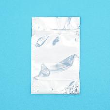 Clear Metallised Kraft Laminate Our clear pouch bags are made from 12 micron polyester and 86 micron