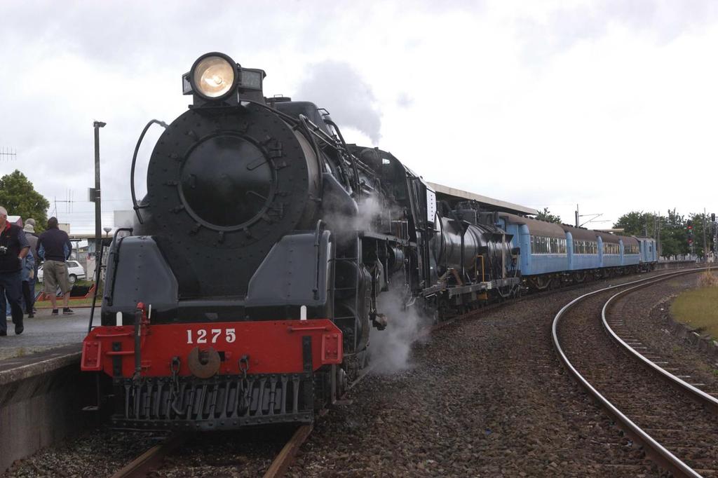 Top- Our mainline steam locomotive #1275 is