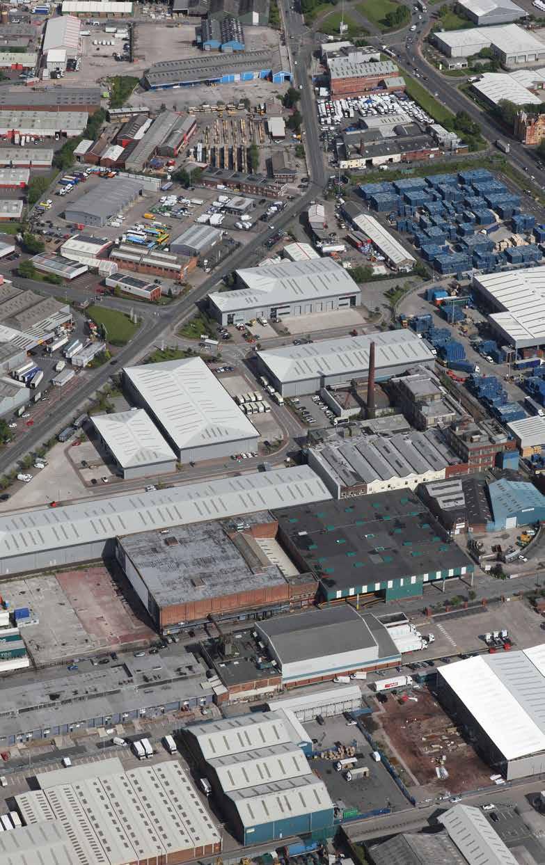 The site is 3.3 acres in size with a range of buildings and external areas.