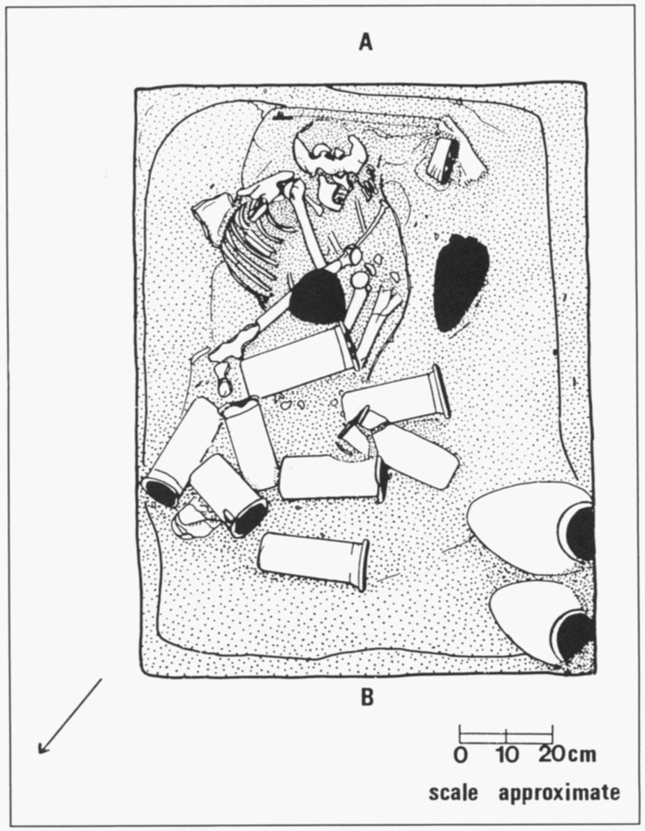 76 JARCE XXVII (1990) Fig. 7. Kafr Ghattati Tomb 2 (detail). Fig. 6. Kafr Ghattati Tomb 2. Egyptian graves, he claimed, were at that time developing the corbel -roofed tomb type in both the large and small graves.