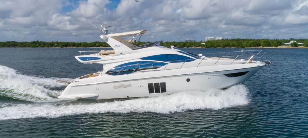 With three staterooms and a separate crew quarters, she makes for a great family cruiser.