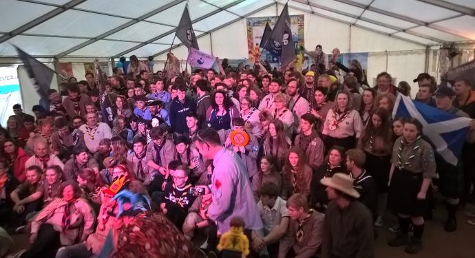 April Sid went to Isle of Wight Revolution Camp for Explorers and Network Scouts last year.