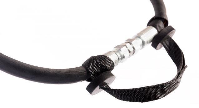 bar light and soft textile material is gentle the hoses easy and quick assembly, no tools required