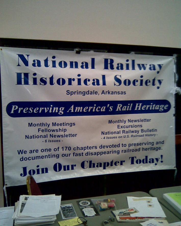 Sugar Creek Train Show again allows us to put our best pilot forward! Our chapter s new promotional banner gave a much better profile of our activities to the hundreds of Train Show attendees.