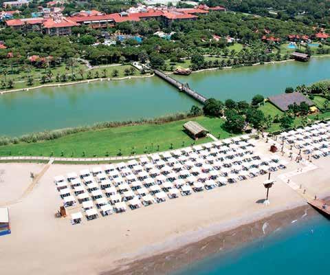 .. Situated on the sea coast and Acisu River amongst pine forests, Gloria Golf Resort lies in a region that harbors all the natural beauties of the Mediterranean in Belek, Antalya.