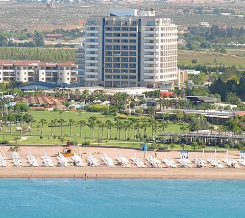 Distance : Antalya airport 10 km Distance from the sea: 0 Hotel Main building: 10 floors Total: 224