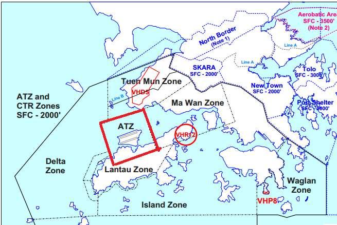 10. HONG KONG TOWER (TWR) 10.1. AIRSPACE 10.1.1. Hong Kong Tower airspace is divided into two sectors: Hong Kong Tower North (VHHH_N_TWR) and Hong Kong Tower South (VHHH_S_TWR).