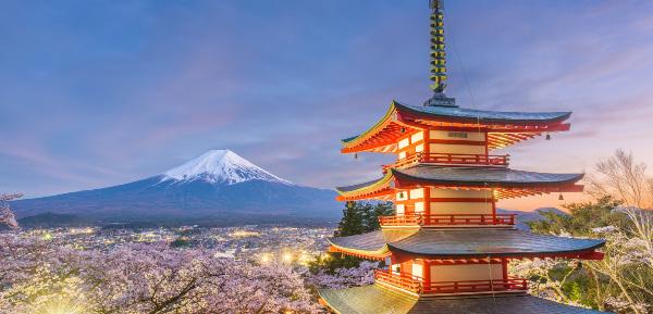 2 FOR 1 JAPAN $3999 FOR TWO PEOPLE TYPICALLY $7999 TOKYO KYOTO OSAKA SHIRAKAWA-GO MT FUJI THE OFFER Get ready for an eclectic mix of technology and tradition, of pristine natural beauty and