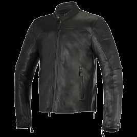 BRERA LEATHER JACKET // ROAD RIDING / LIFESTYLE Full grain leather main shell construction with a natural finish for abrasion resistance, durability as well as a soft, luxurious feel.