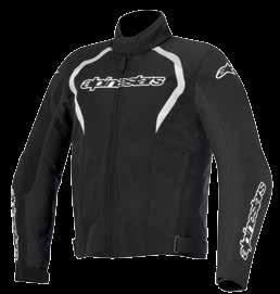 separately) Chest pad pocket with PE comfort foam padding Padding details on chest and upper back Internal waist connection zipper for attachment to Alpinestars riding pants SIZES: S - 4XL 199.