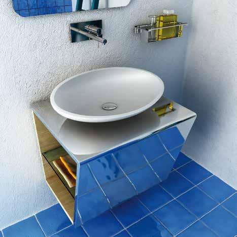 Accessori: serie FLATTY Kit fissaggio a parete Con o senza foro per miscelatore Bathroom console suspended - CORIAN