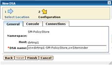 Page 16 of 25 Setup and Configure the CA Siteminder Policy Store with CA Dxmanager Technical Note 14.