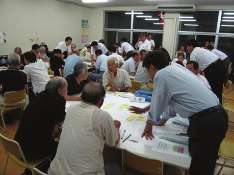Table 2. The process of making evacuation plan schedule Purposes Contents First meeting (2010.07.22) Second meeting (2010.08.23) Third meeting (2010.09.