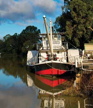 PS Industry, Renmark ITINERARY Our River PAST Named by explorer Captain Charles Sturt in 1830, the Murray River played a crucial role in the development of modern Australia.