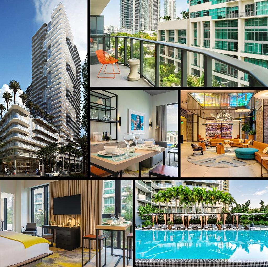 FLAGSHIPS 410 60 Units Key Count All Suites David Rockwell Designer Food & Beverage Poolside Bar & Grill Arquitectonica Architect The Related Group Dezer Development Developer Amenities Hyde Music