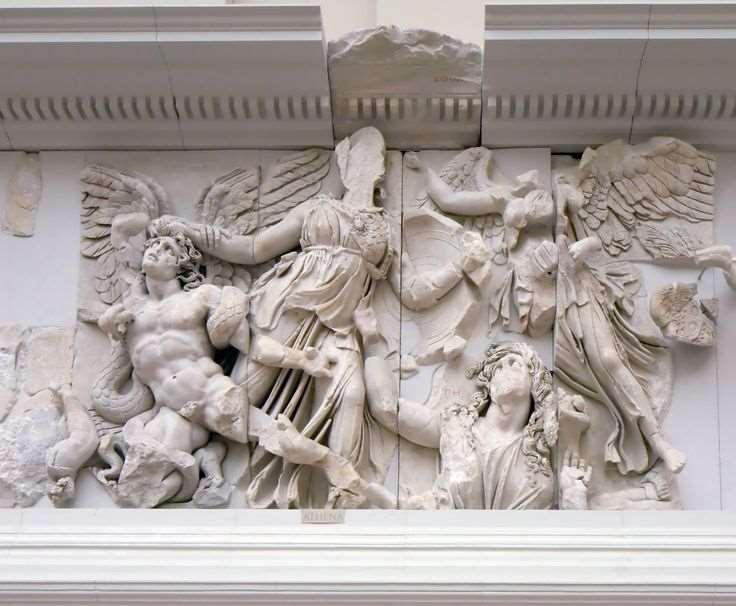38. Frieze of Athena at the Great Altar of Zeus and