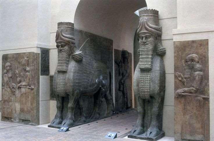 25. Lamassu From the citadel of Sargon II Dur Sharrukin (Modern