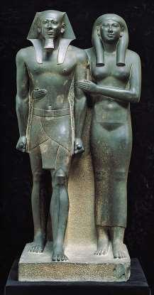 18. King Menkaura and Queen Khameremebty Old Kingdom