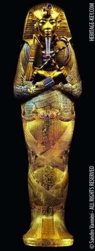 23. Tutankhamun s tomb, innermost coffin New Kingdom 18 th Dynasty c.