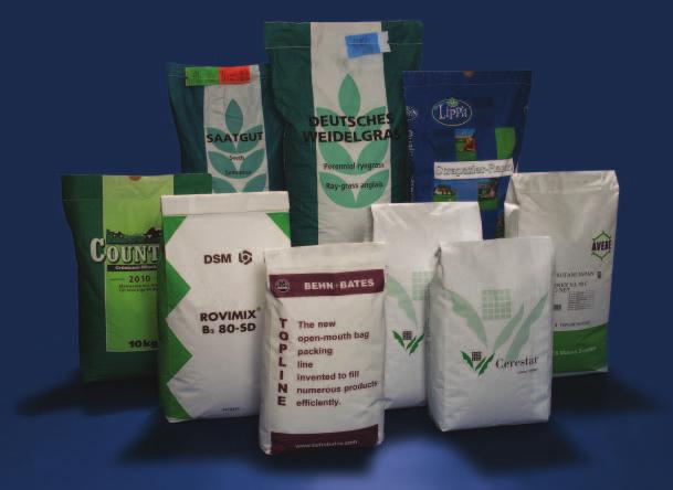 Our state-of-the-art packing solutions for valve bags have convinced food and animal feed producers all over the world for years.