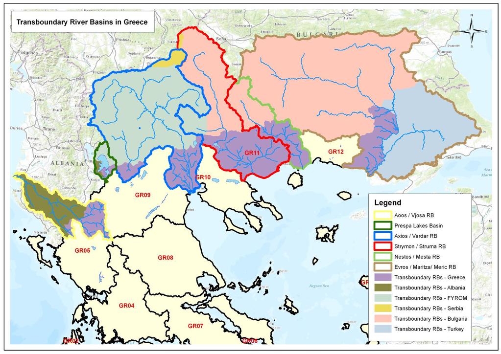 International River Basin Districts and