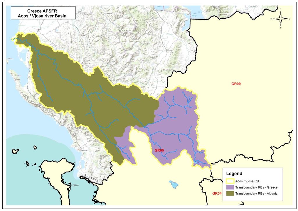 APSFR in transboundary River Basins in Greece (1/6) Aoos