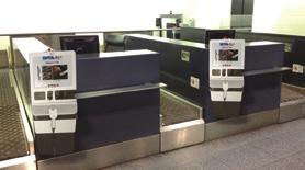 passenger interface unit to your existing counters along with conveyor