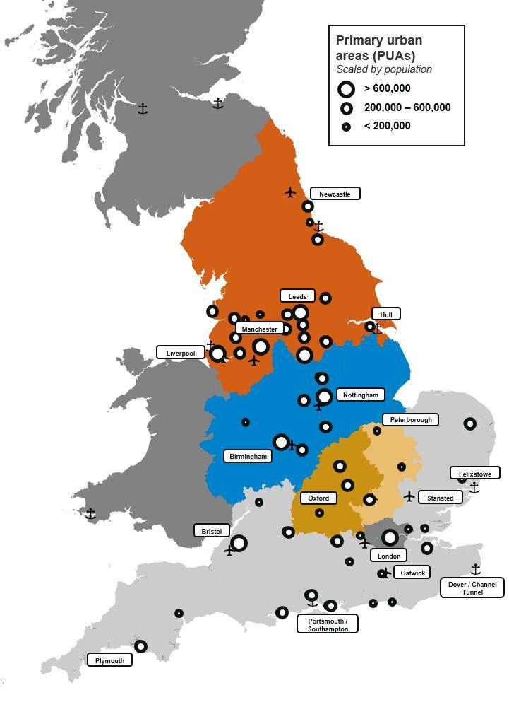 19 November 14, 2016 THE CHANGING MAP OF THE UK (SUB NATIONAL TRANSPORT BODIES) Sub-national Transport Bodies Influence strategic national transport investment Rail franchising Smart ticketing