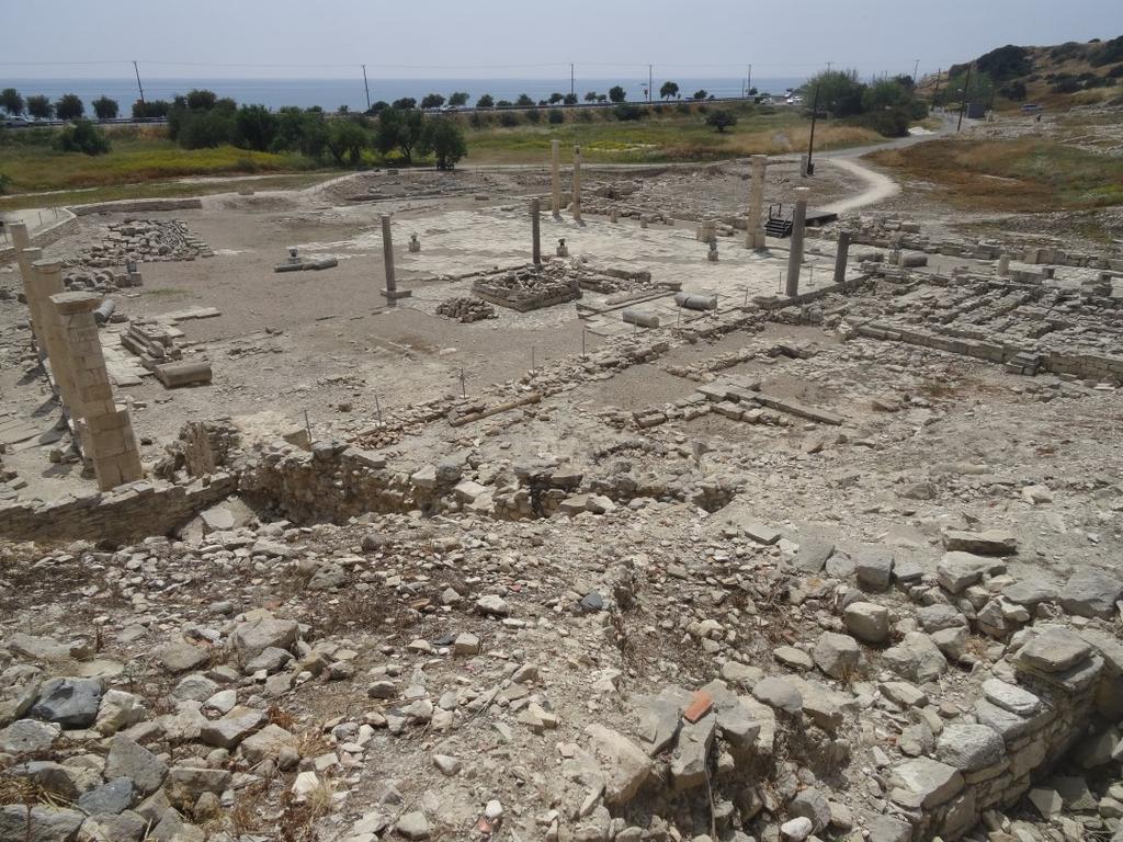The major areas that we saw were the Agora (market place) and the Temple of Aphrodite (the second most import of her monuments in this her native land).