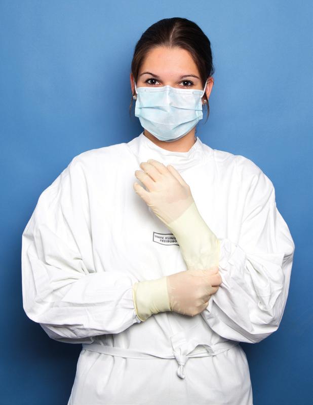 WEAR PROTECTIVE CLOTHING Maybe your child has: A cough A runny nose A stomach illness with vomiting or diarrhea When you take care of your child: Liquids from your child can get on your skin.