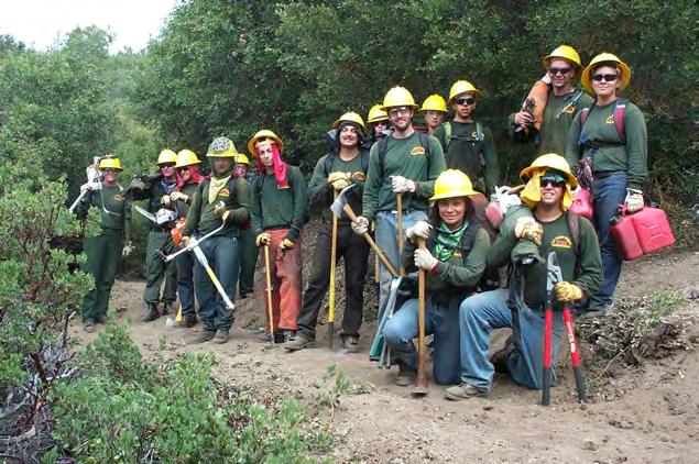 Pacific Crest National Scenic Trail Youth Trail Crew Programs Alternative Spring Break: In Southern California, PCTA actively works with universities to offer alternative spring break programs.