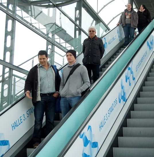 Skywalk advertising Escalator advertising Escalator advertising is perfect for reaching your target audience as they approach or leave the West Skywalk via the escalators.