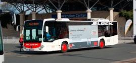 Our shuttle buses cruise the grounds along regular routes, displaying 3-sided ads (left, right and back