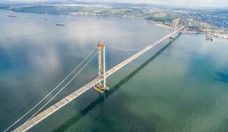 OSMANGAZİ BRIDGE Steel construction works of Istanbul-Izmir Motorway South Approach