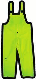 RAINWEAR R107 3 Piece Fluorescent Yellow Polyester Rain Suit