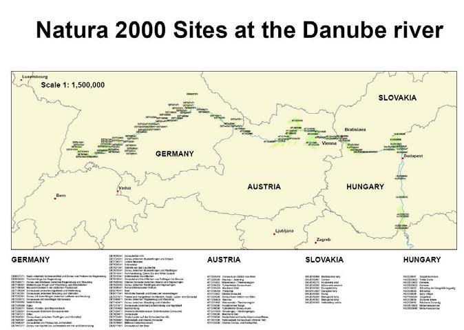 Danube River Network of Protected Areas