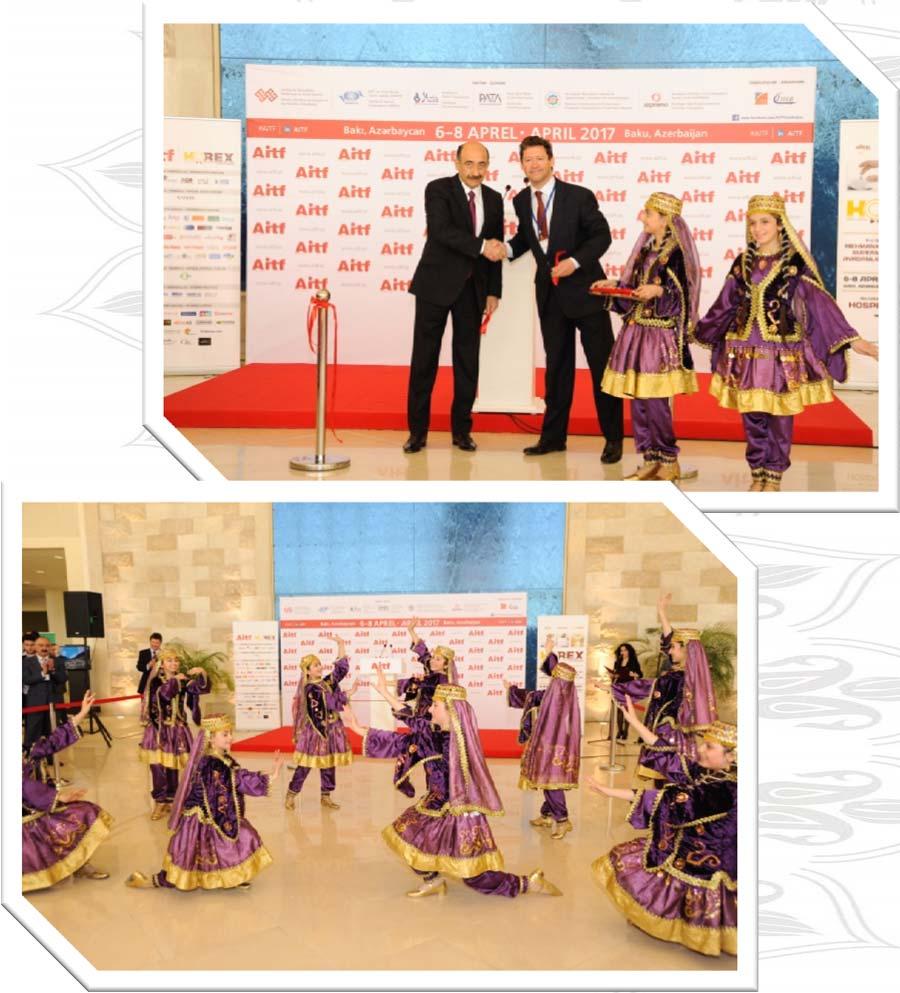 Azerbaijan Republic, Ilham Aliyev. OPENING CEREMONY Official opening ceremony of AITF 2017 exhibition was held in Baku Expo Center on 6th of April.