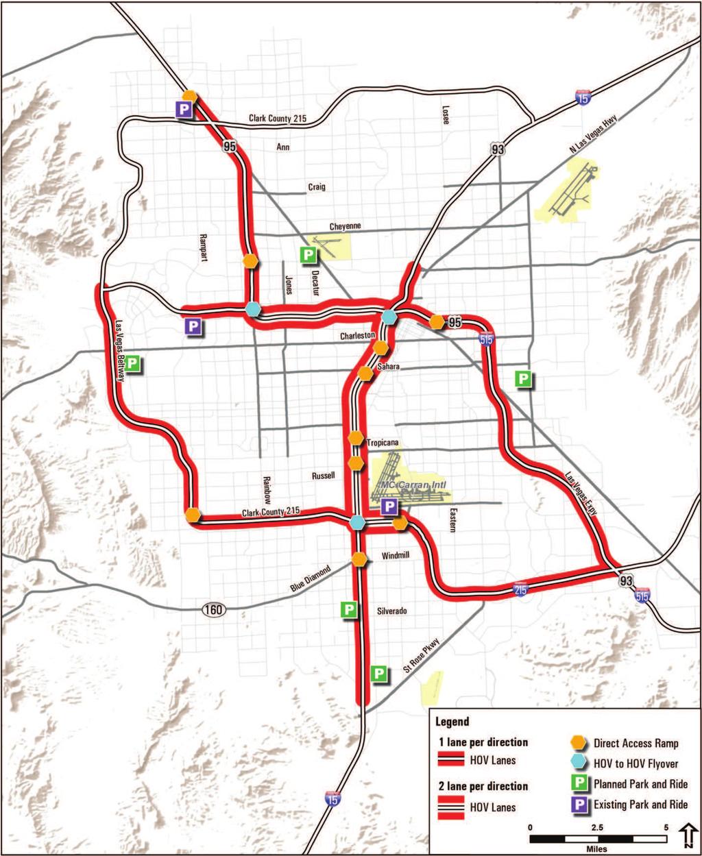The proposed Long-Term System is not the ultimate HOV system for the Las Vegas Valley.
