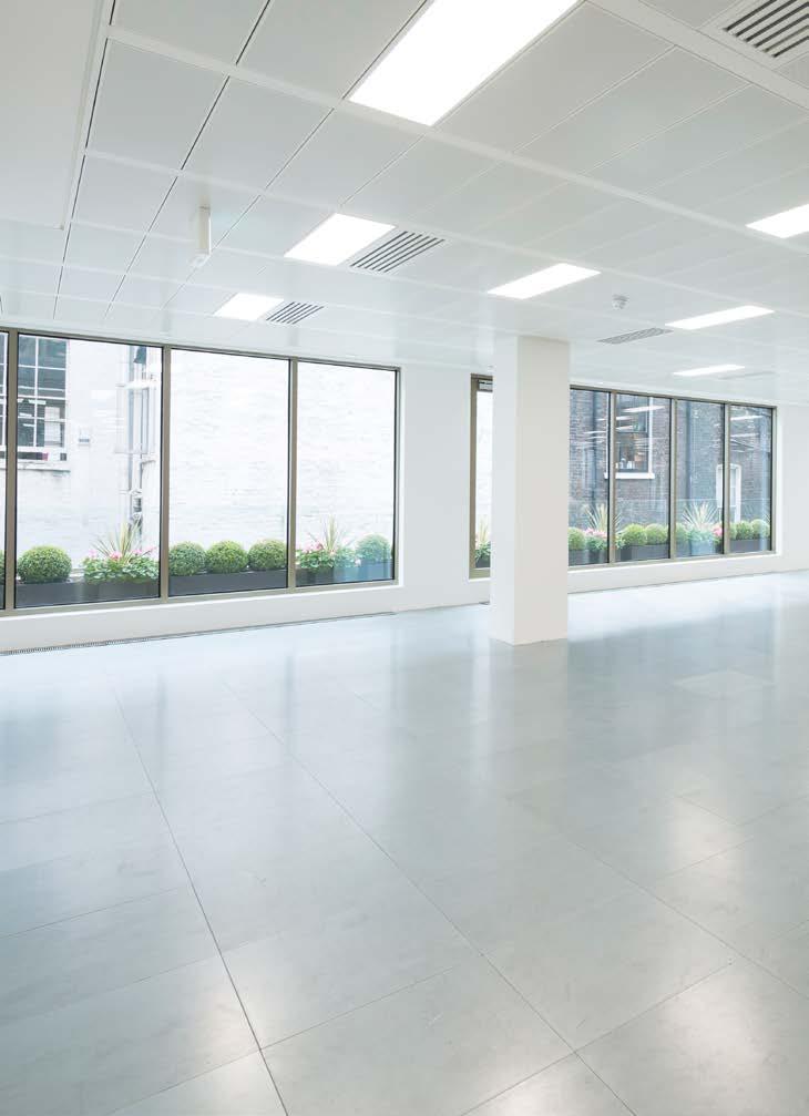 18 The grade A office floors have been designed to maximise natural light and usable floor space through the