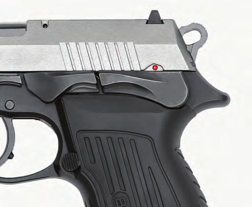 DUOTONE Interchangeable Sig Sauer-type front and rear sights for pinpoint accuracy -round magazine for maximum capacity