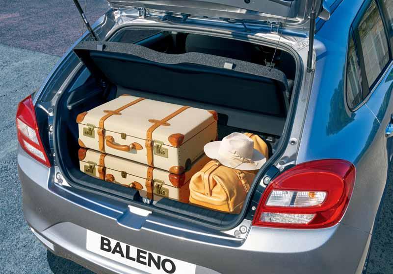 Udobna kabina i prostran prtljažnik kao stvoreni za ugodna duga putovanja Nikada ne biste pomislili koliko prostrana može biti unutrašnjost 3995 mm dugog automobila.