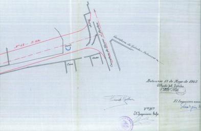 ANDRÉS GARCÍA CARNEIRO Plano de 1942 onde xa aparece o edificio principal