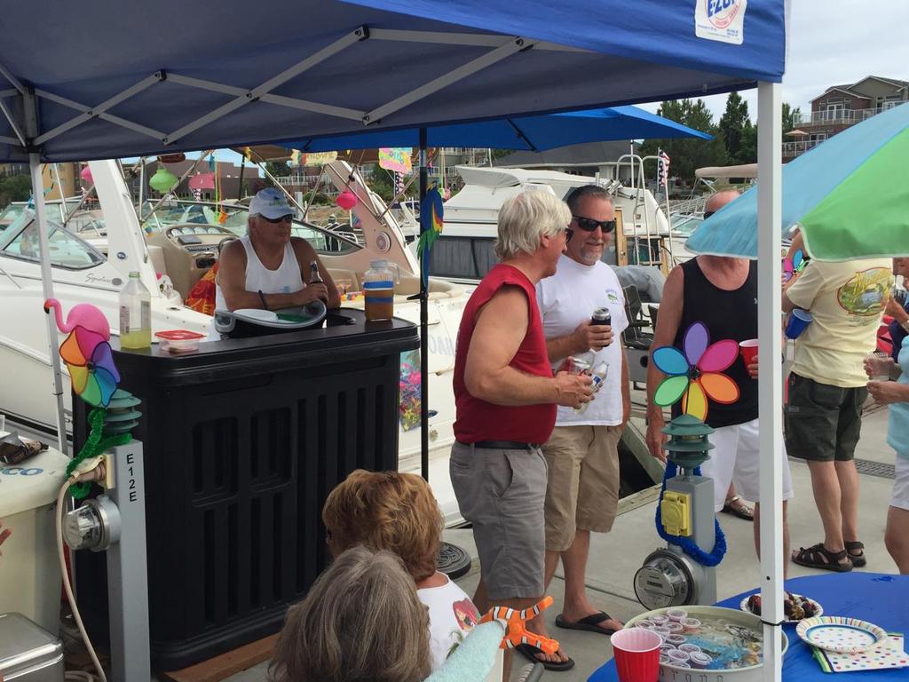 Thanks to Obie Amacker for providing a picture from the Margaritaville party!