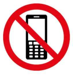 IMPORTANT INFORMATION You will need to turn off mobile phones and electronic devices so that they do not make a