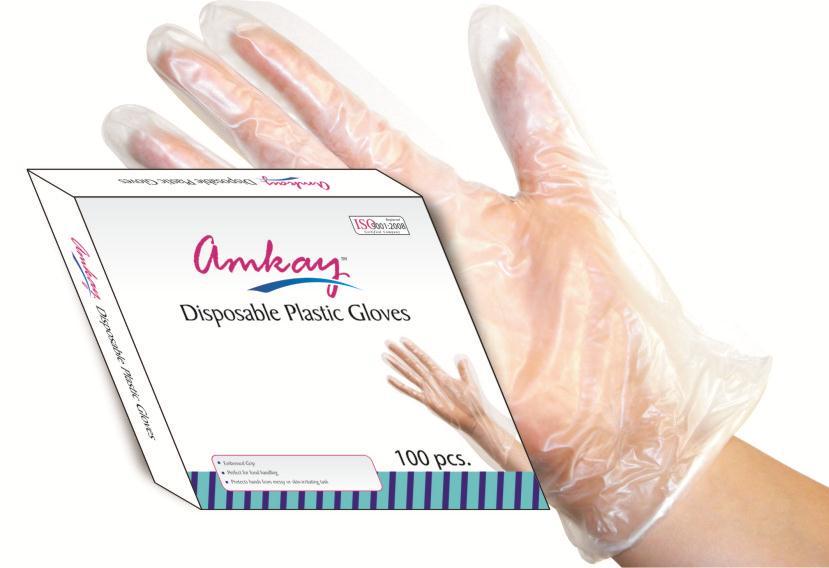 Disposable Plastic Gloves We offer superior quality plastic gloves that are widely used in hospital and other medical centers.