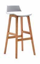 25 /Uni DELMAR STOOL DETAILS The Delmar Stool features a 865mm height with a seat made of Polypropylene plastic.