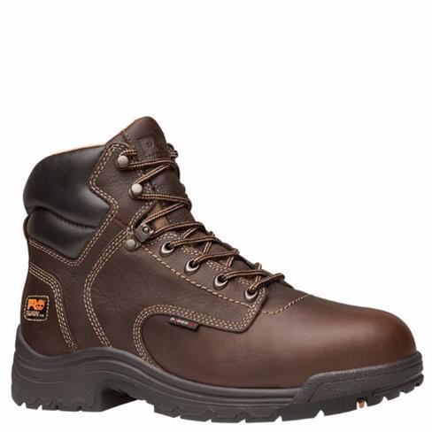 Price: 90665 Timberland Price: $153.00 Leading the pack and conquering the job site, these waterproof work boots offer rugged protection and good looks.